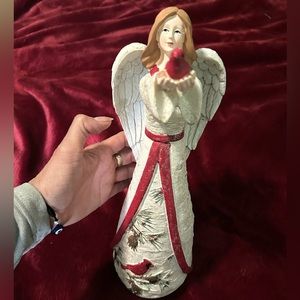 Angel with Cardinal